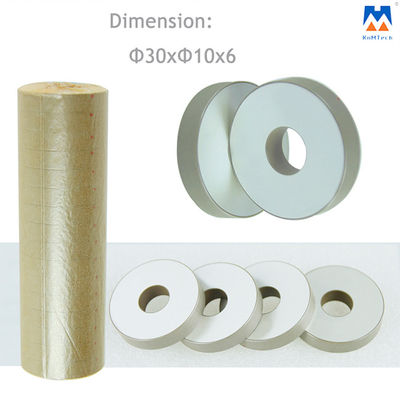 PZT8 πιεζοηλεκτρικά κεραμικά δαχτυλίδια 30X10X6mm για τον υπερηχητικό μετατροπέα